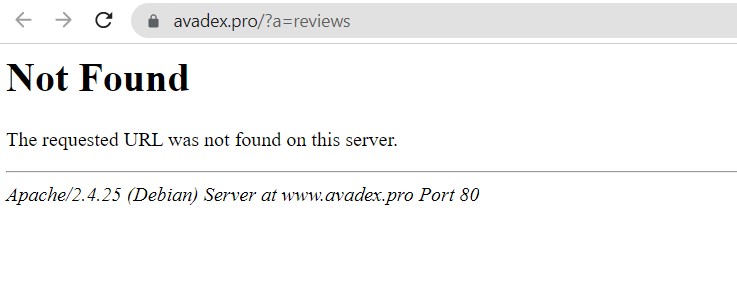 Avadex pro сайт не работает